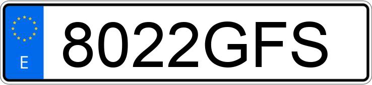 Numer rejestracyjny 8022GFS posiada AUDI Q7