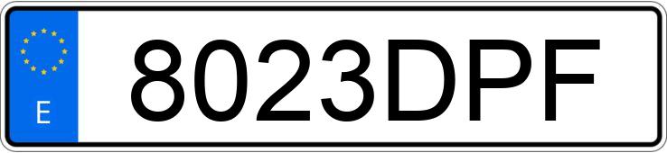 Numer rejestracyjny 8023DPF posiada RENAULT MEGANE Numer rejestracyjny 8023DPF posiada RENAULT MEGANE