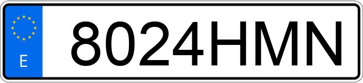 Numer rejestracyjny 8024HMN posiada NISSAN QASHQAI+2