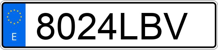 Numer rejestracyjny 8024LBV posiada SUZUKI BURGMAN 125