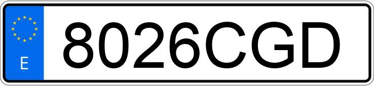 Numer rejestracyjny 8026CGD posiada FORD TRANSIT Numer rejestracyjny 8026CGD posiada FORD TRANSIT