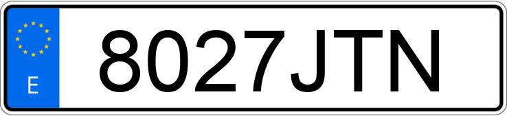 Numer rejestracyjny 8027JTN posiada HYUNDAI SANTA FE