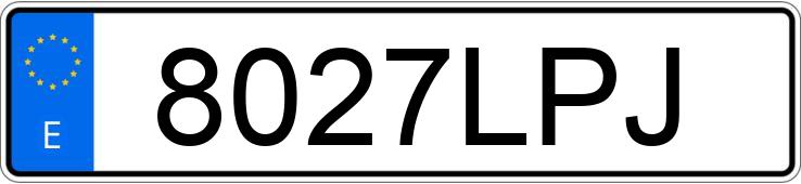 Numer rejestracyjny 8027LPJ posiada CITROEN C4