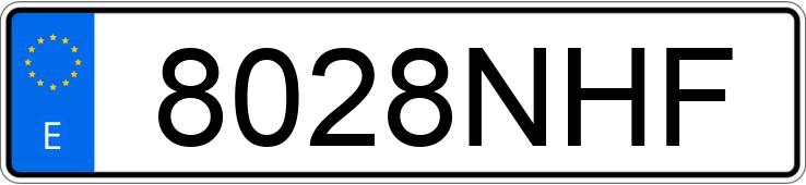 Numer rejestracyjny 8028NHF posiada TOYOTA RAV4 Numer rejestracyjny 8028NHF posiada TOYOTA RAV4