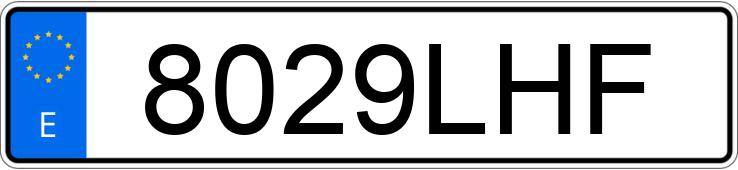 Numer rejestracyjny 8029LHF posiada AUDI Q3 SPORTBACK