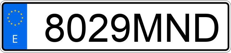 Numer rejestracyjny 8029MND posiada BMW SERIE 2