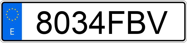 Numer rejestracyjny 8034FBV posiada ALFA ROMEO 147 Numer rejestracyjny 8034FBV posiada ALFA ROMEO 147