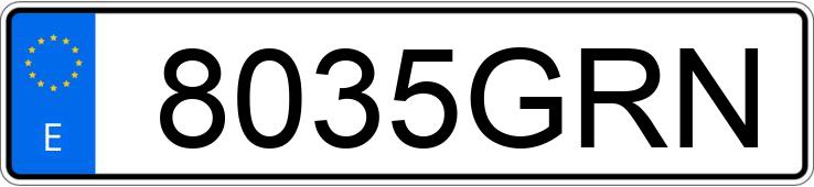 Numer rejestracyjny 8035GRN posiada OPEL ASTRA Numer rejestracyjny 8035GRN posiada OPEL ASTRA