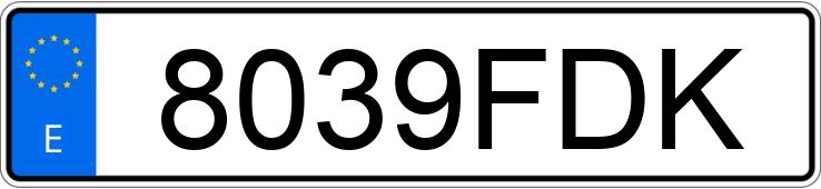 Numer rejestracyjny 8039FDK posiada AUDI A6 Numer rejestracyjny 8039FDK posiada AUDI A6