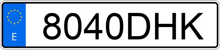 Numer rejestracyjny 8040DHK posiada RENAULT KANGOO Numer rejestracyjny 8040DHK posiada RENAULT KANGOO