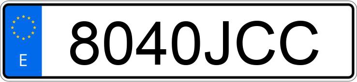 Numer rejestracyjny 8040JCC posiada MERCEDES E (212-207) Numer rejestracyjny 8040JCC posiada MERCEDES E (212-207)