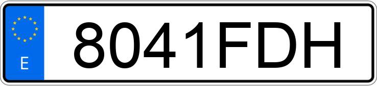 Numer rejestracyjny 8041FDH posiada CHEVROLET-GM CAPTIVA