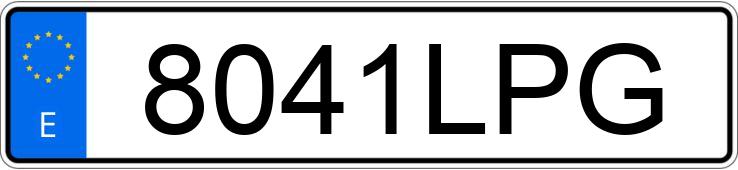 Numer rejestracyjny 8041LPG posiada PEUGEOT 3008 Numer rejestracyjny 8041LPG posiada PEUGEOT 3008