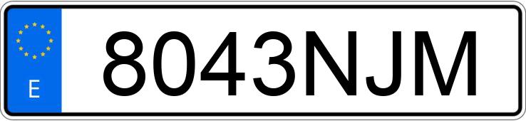 Numer rejestracyjny 8043NJM posiada HONDA MONKEY Numer rejestracyjny 8043NJM posiada HONDA MONKEY