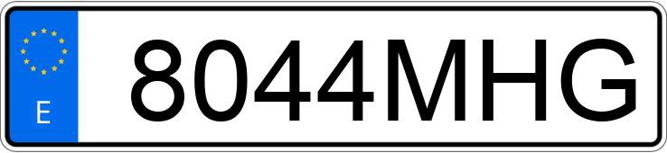 Numer rejestracyjny 8044MHG posiada BMW SERIE 2