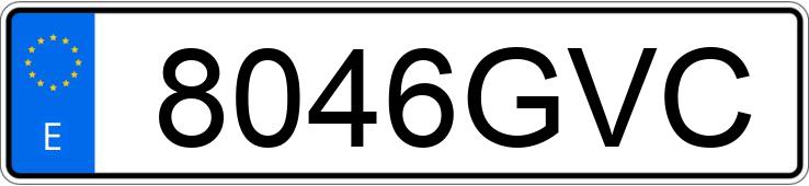 Numer rejestracyjny 8046GVC posiada FIAT BRAVO