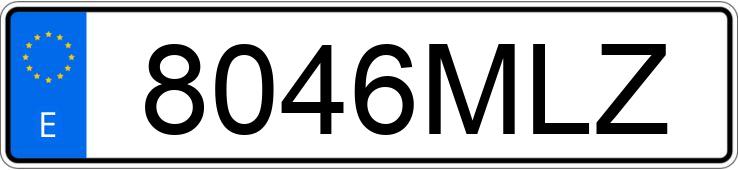 Numer rejestracyjny 8046MLZ posiada BMW X3 Numer rejestracyjny 8046MLZ posiada BMW X3