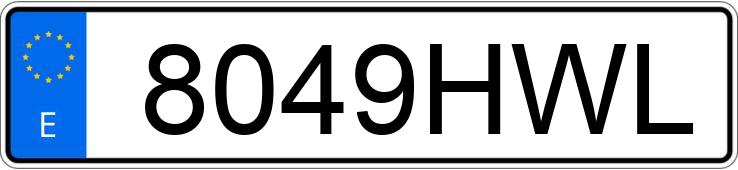 Numer rejestracyjny 8049HWL posiada CITROEN XM