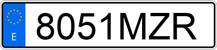 Numer rejestracyjny 8051MZR posiada PEUGEOT 2008