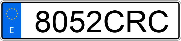 Numer rejestracyjny 8052CRC posiada FIAT PUNTO Numer rejestracyjny 8052CRC posiada FIAT PUNTO