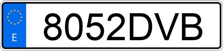 Numer rejestracyjny 8052DVB posiada KIA PICANTO