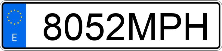 Numer rejestracyjny 8052MPH posiada AUDI Q3 SPORTBACK Numer rejestracyjny 8052MPH posiada AUDI Q3 SPORTBACK