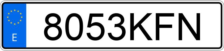 Numer rejestracyjny 8053KFN posiada DACIA DUSTER Numer rejestracyjny 8053KFN posiada DACIA DUSTER