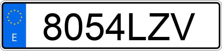 Numer rejestracyjny 8054LZV posiada FIAT 500 Numer rejestracyjny 8054LZV posiada FIAT 500