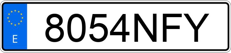 Numer rejestracyjny 8054NFY posiada MERCEDES CLA (118)