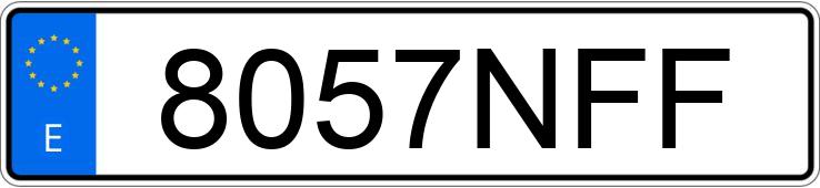 Numer rejestracyjny 8057NFF posiada MERCEDES G (465)