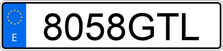 Numer rejestracyjny 8058GTL posiada AUDI A3 SPORTBACK Numer rejestracyjny 8058GTL posiada AUDI A3 SPORTBACK