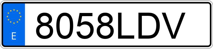 Numer rejestracyjny 8058LDV posiada SEAT LEON X-PERIENCE