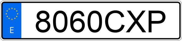 Numer rejestracyjny 8060CXP posiada RENAULT MEGANE Numer rejestracyjny 8060CXP posiada RENAULT MEGANE