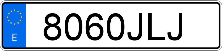 Numer rejestracyjny 8060JLJ posiada PEUGEOT 308