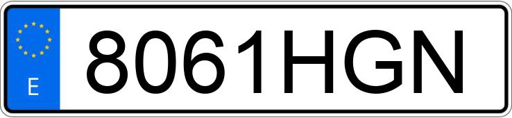 Numer rejestracyjny 8061HGN posiada BMW SERIE 5 Numer rejestracyjny 8061HGN posiada BMW SERIE 5