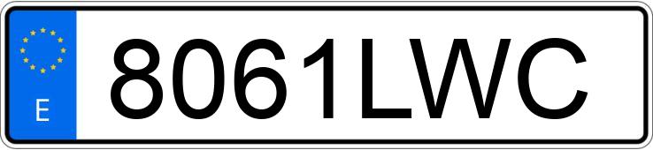 Numer rejestracyjny 8061LWC posiada FORD MUSTANG Numer rejestracyjny 8061LWC posiada FORD MUSTANG