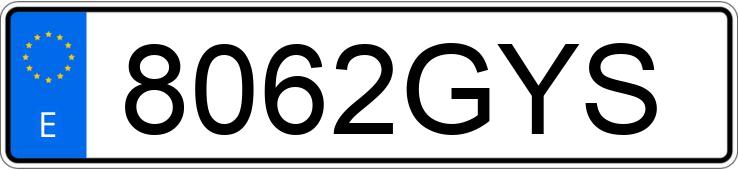 Numer rejestracyjny 8062GYS posiada VOLKSWAGEN SCIROCCO