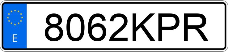 Numer rejestracyjny 8062KPR posiada SSANGYONG/KGM XLV