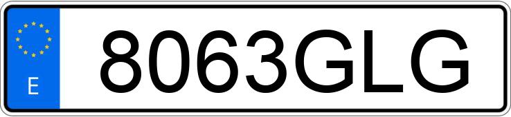 Numer rejestracyjny 8063GLG posiada KIA CARENS