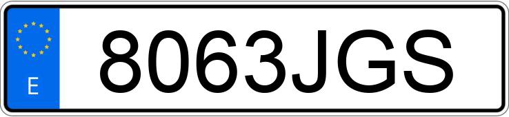 Numer rejestracyjny 8063JGS posiada VOLKSWAGEN TOURAN Numer rejestracyjny 8063JGS posiada VOLKSWAGEN TOURAN