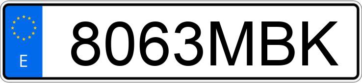 Numer rejestracyjny 8063MBK posiada TOYOTA LAND CRUISER