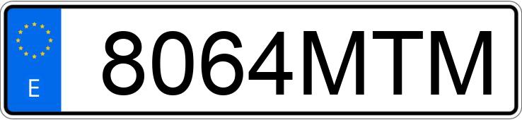 Registreringsnummeret 8064MTM har OPEL ASTRA