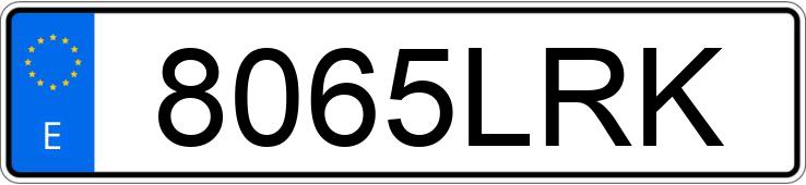 Numer rejestracyjny 8065LRK posiada PEUGEOT 2008 Numer rejestracyjny 8065LRK posiada PEUGEOT 2008