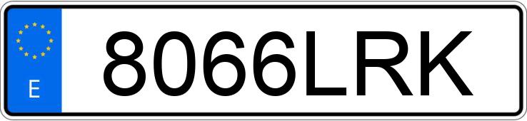 Numer rejestracyjny 8066LRK posiada FIAT 500 Numer rejestracyjny 8066LRK posiada FIAT 500