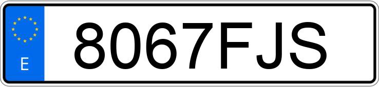 Numer rejestracyjny 8067FJS posiada PEUGEOT 307 Numer rejestracyjny 8067FJS posiada PEUGEOT 307