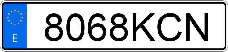 Numer rejestracyjny 8068KCN posiada MV AGUSTA F3 Numer rejestracyjny 8068KCN posiada MV AGUSTA F3