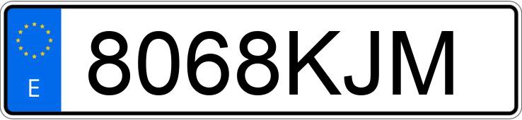 Numer rejestracyjny 8068KJM posiada MERCEDES GLA (156)