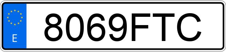 Numer rejestracyjny 8069FTC posiada FORD TRANSIT CONNECT Numer rejestracyjny 8069FTC posiada FORD TRANSIT CONNECT
