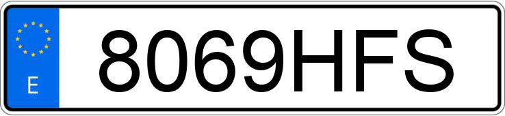 Die Registrierungsnummer 8069HFS hat PEUGEOT 308 Die Registrierungsnummer 8069HFS hat PEUGEOT 308