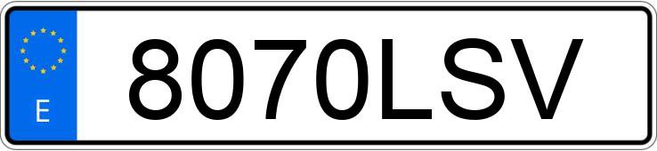 Numer rejestracyjny 8070LSV posiada VOLVO FH